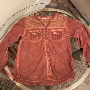 Burgundy Blouse